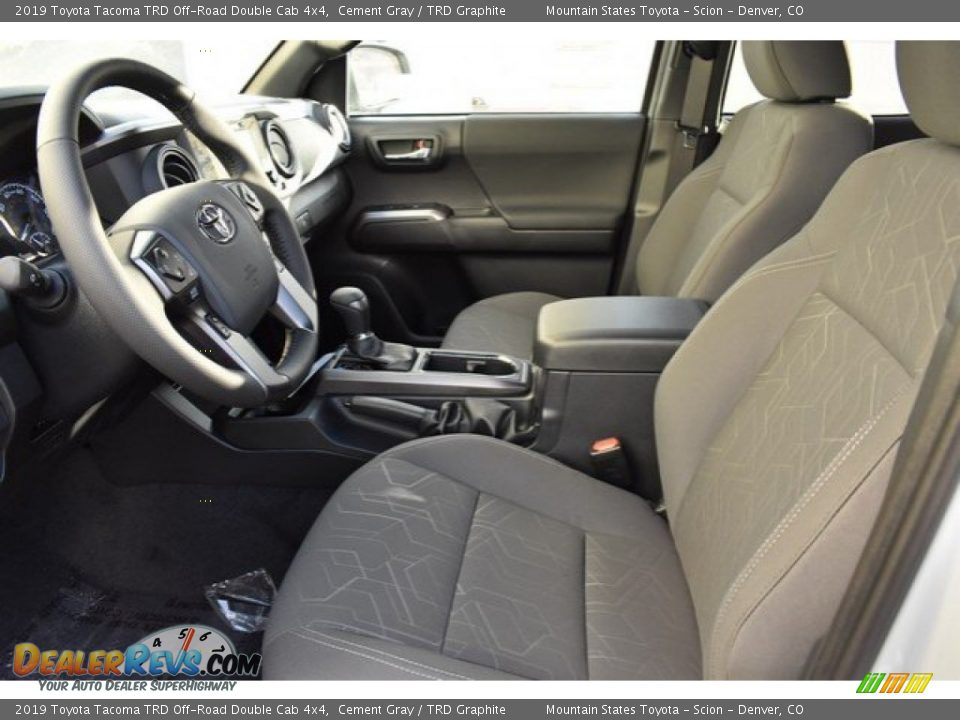 2019 Toyota Tacoma TRD Off-Road Double Cab 4x4 Cement Gray / TRD Graphite Photo #6