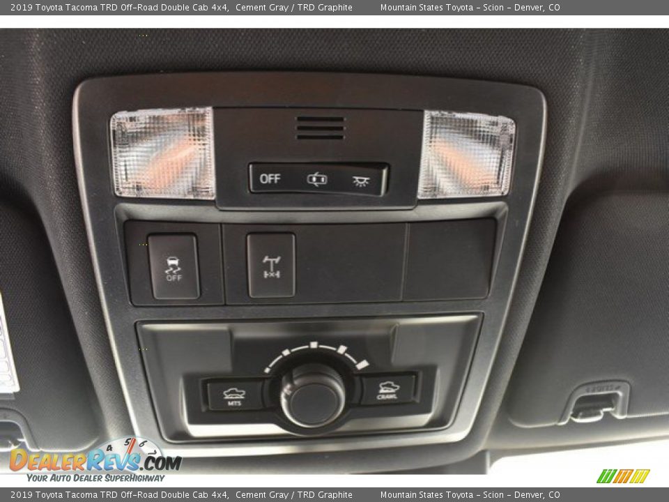 2019 Toyota Tacoma TRD Off-Road Double Cab 4x4 Cement Gray / TRD Graphite Photo #9