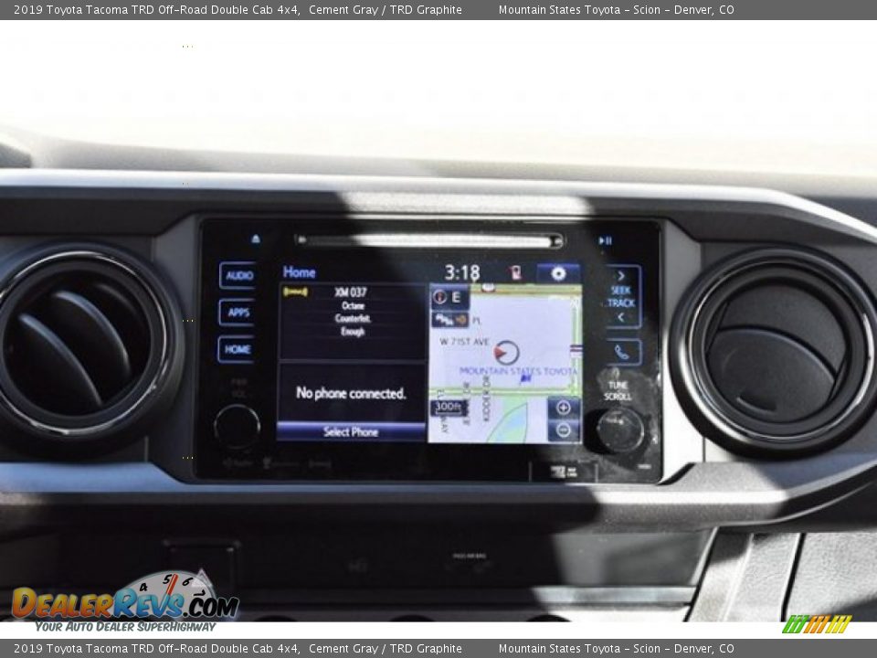 2019 Toyota Tacoma TRD Off-Road Double Cab 4x4 Cement Gray / TRD Graphite Photo #10