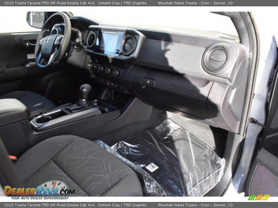 2019 Toyota Tacoma TRD Off-Road Double Cab 4x4 Cement Gray / TRD Graphite Photo #11