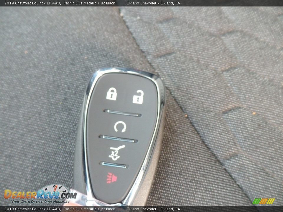 2019 Chevrolet Equinox LT AWD Pacific Blue Metallic / Jet Black Photo #17