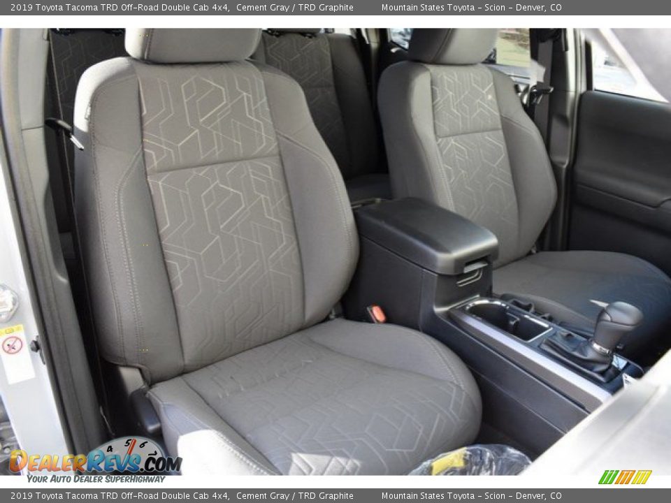 2019 Toyota Tacoma TRD Off-Road Double Cab 4x4 Cement Gray / TRD Graphite Photo #13