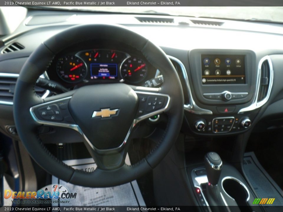 2019 Chevrolet Equinox LT AWD Pacific Blue Metallic / Jet Black Photo #19