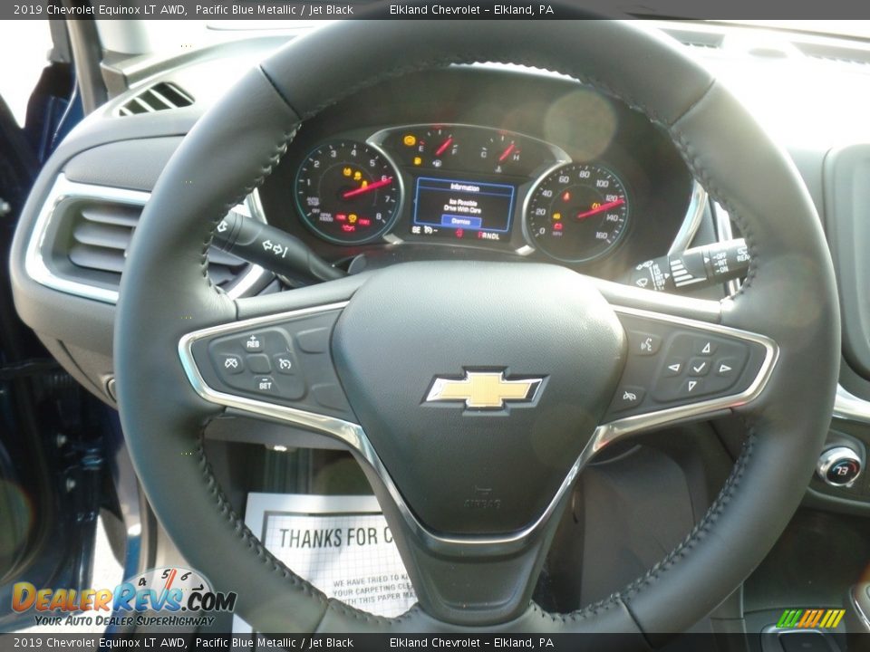 2019 Chevrolet Equinox LT AWD Pacific Blue Metallic / Jet Black Photo #20