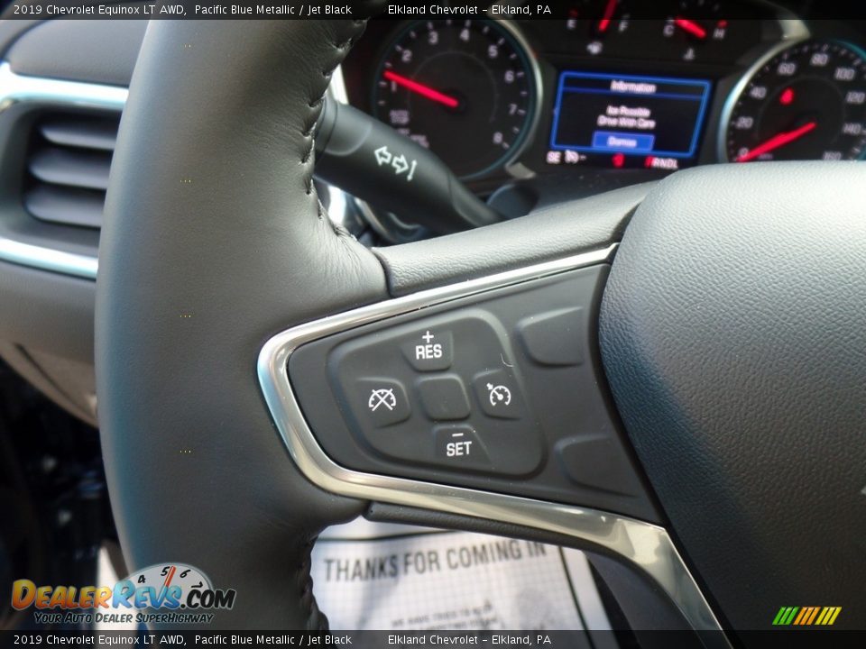 2019 Chevrolet Equinox LT AWD Pacific Blue Metallic / Jet Black Photo #22