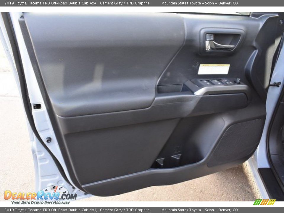 2019 Toyota Tacoma TRD Off-Road Double Cab 4x4 Cement Gray / TRD Graphite Photo #20