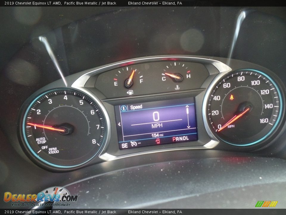 2019 Chevrolet Equinox LT AWD Pacific Blue Metallic / Jet Black Photo #24