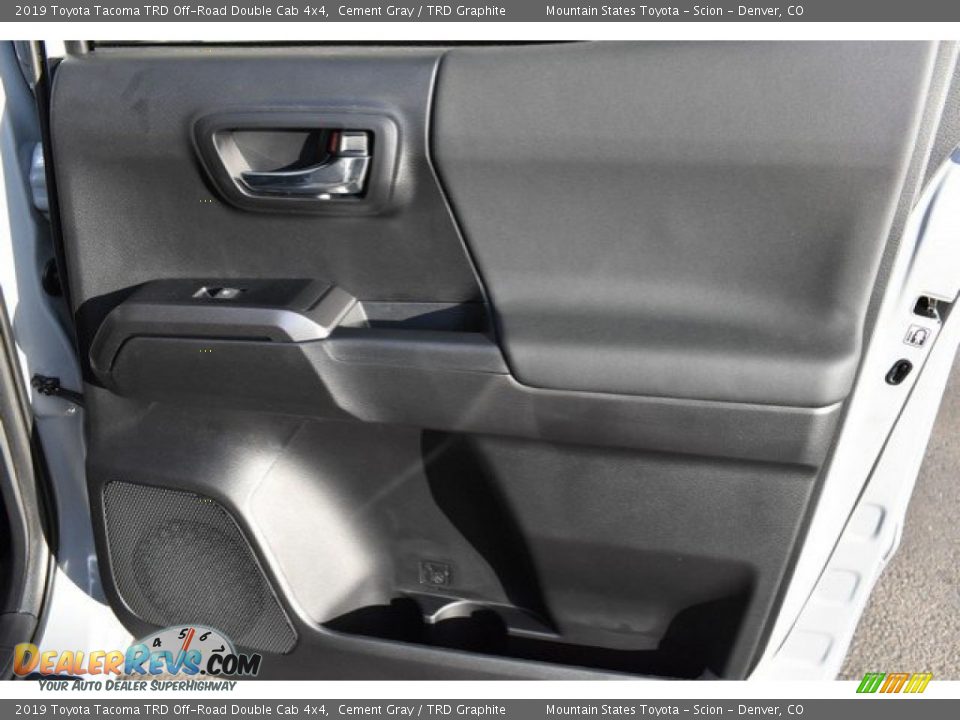 2019 Toyota Tacoma TRD Off-Road Double Cab 4x4 Cement Gray / TRD Graphite Photo #23
