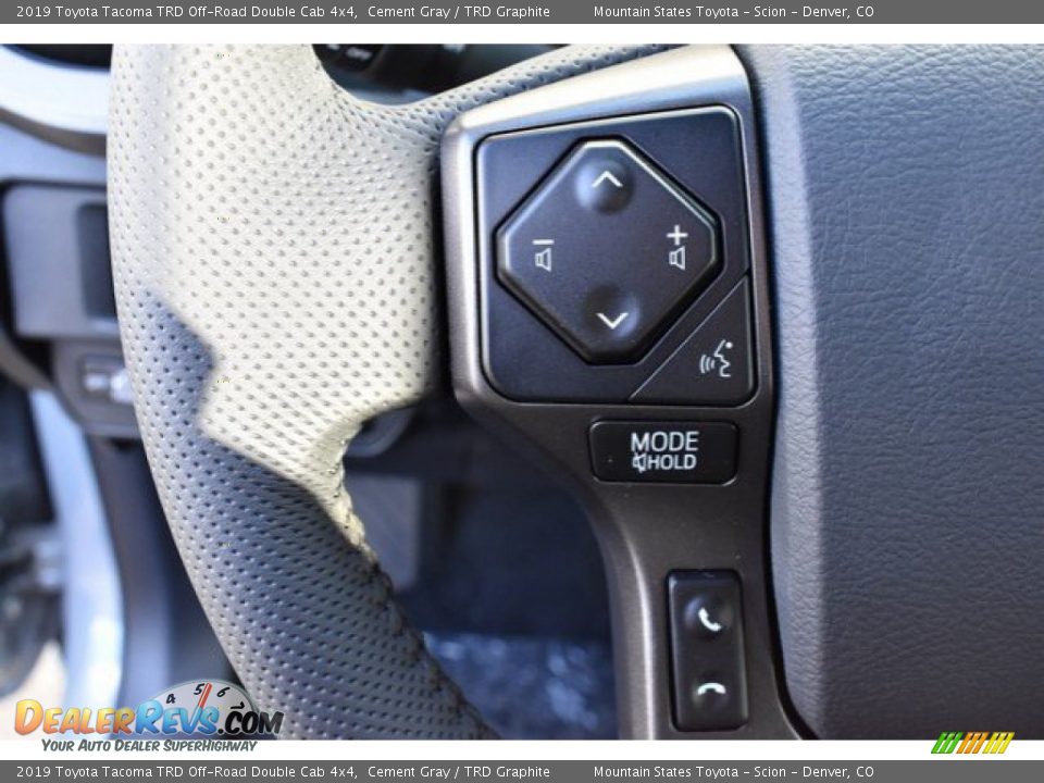 2019 Toyota Tacoma TRD Off-Road Double Cab 4x4 Cement Gray / TRD Graphite Photo #26