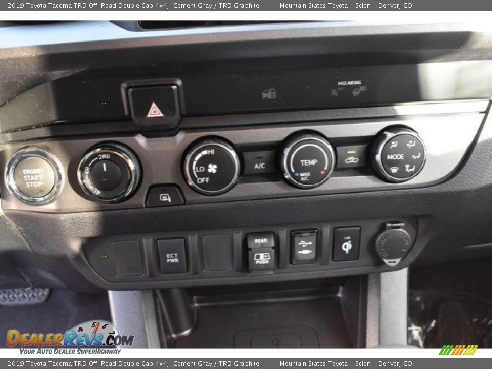 2019 Toyota Tacoma TRD Off-Road Double Cab 4x4 Cement Gray / TRD Graphite Photo #29