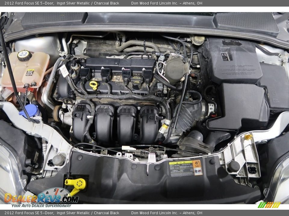 2012 Ford Focus SE 5-Door Ingot Silver Metallic / Charcoal Black Photo #34