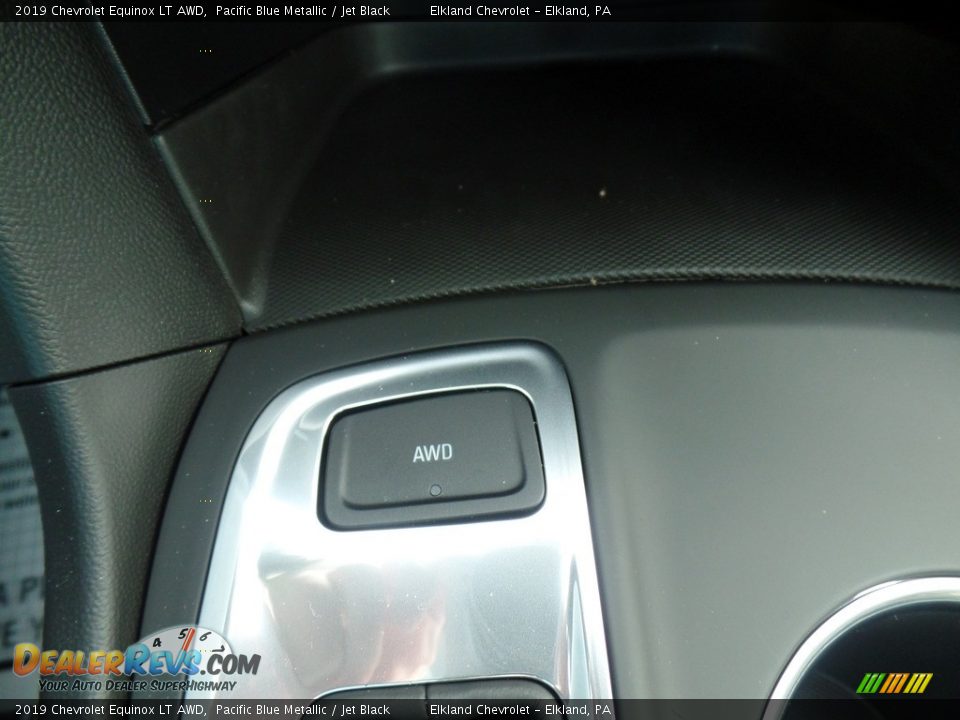 2019 Chevrolet Equinox LT AWD Pacific Blue Metallic / Jet Black Photo #33