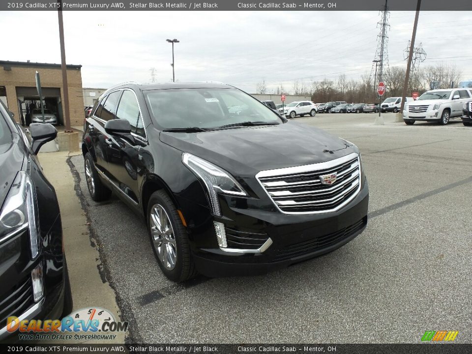2019 Cadillac XT5 Premium Luxury AWD Stellar Black Metallic / Jet Black Photo #1