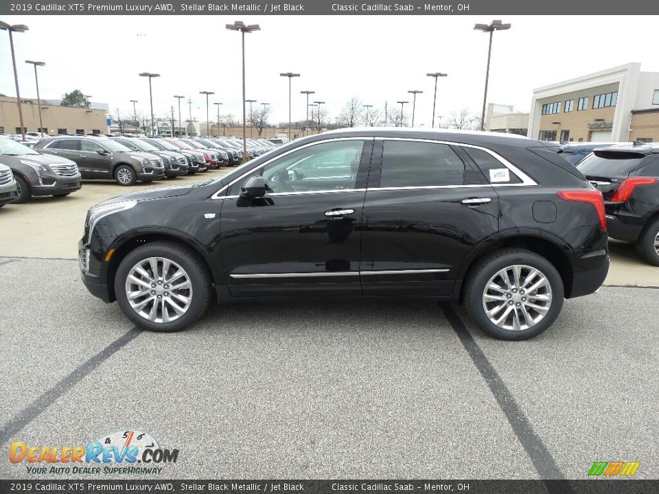 Stellar Black Metallic 2019 Cadillac XT5 Premium Luxury AWD Photo #2