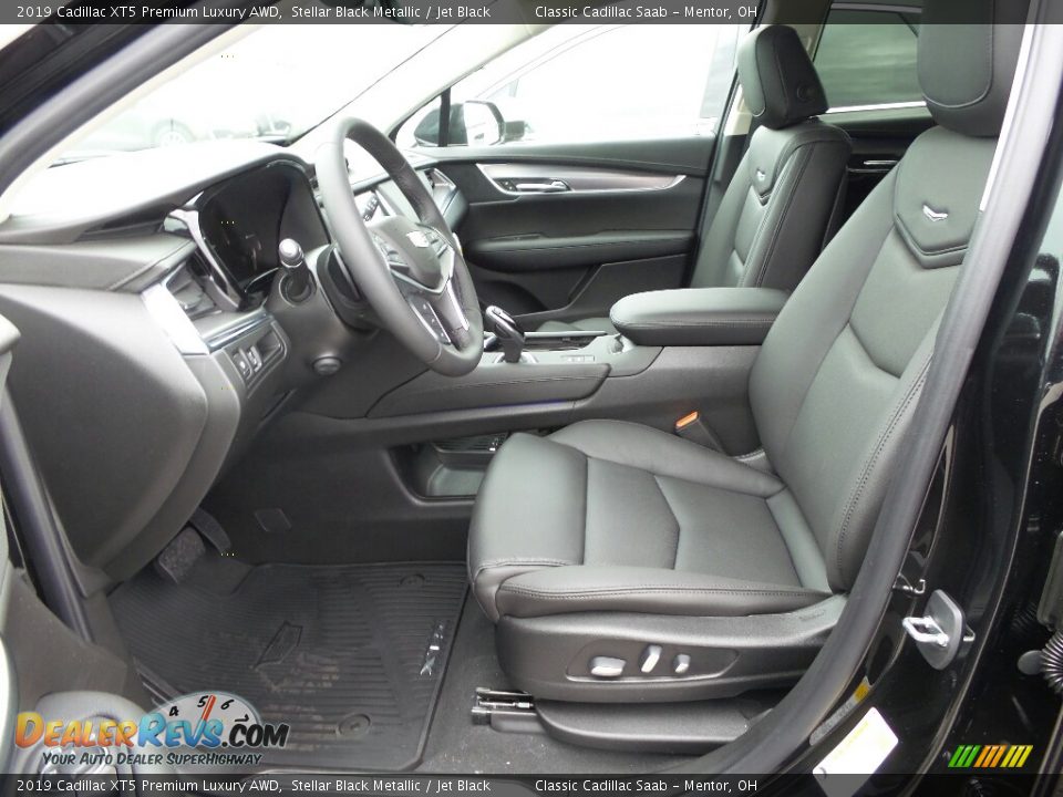 Jet Black Interior - 2019 Cadillac XT5 Premium Luxury AWD Photo #3