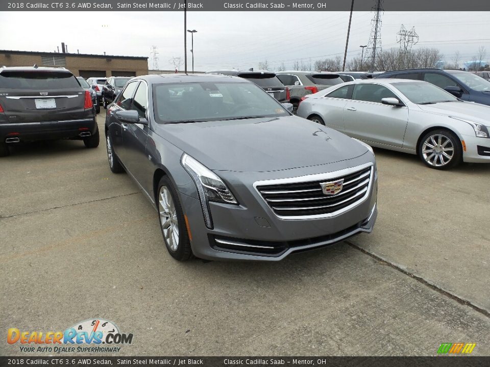 2018 Cadillac CT6 3.6 AWD Sedan Satin Steel Metallic / Jet Black Photo #1