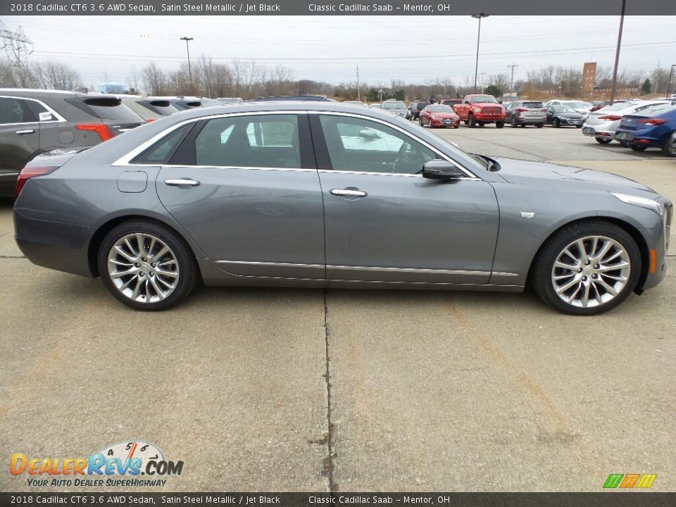 2018 Cadillac CT6 3.6 AWD Sedan Satin Steel Metallic / Jet Black Photo #2