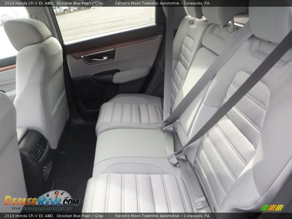 Rear Seat of 2019 Honda CR-V EX AWD Photo #9