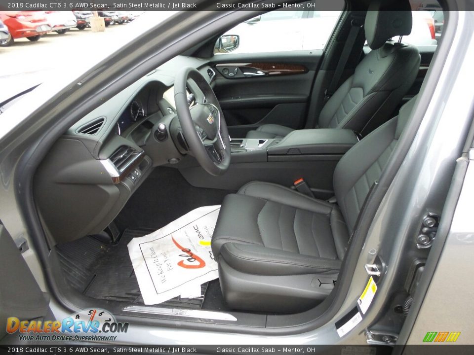 2018 Cadillac CT6 3.6 AWD Sedan Satin Steel Metallic / Jet Black Photo #3