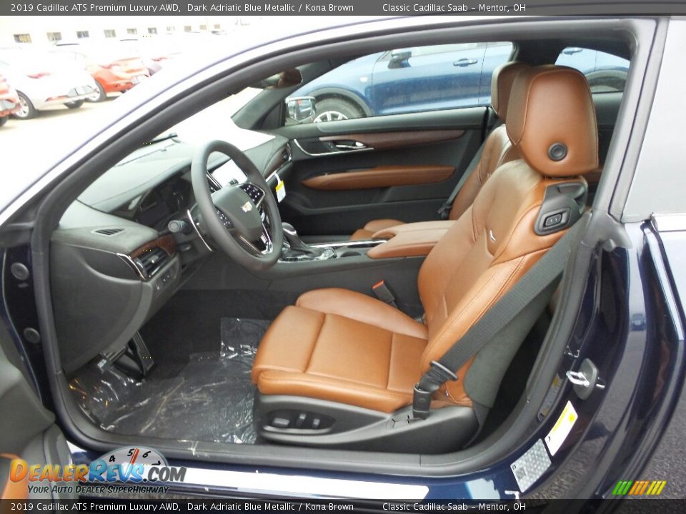 Kona Brown Interior - 2019 Cadillac ATS Premium Luxury AWD Photo #3