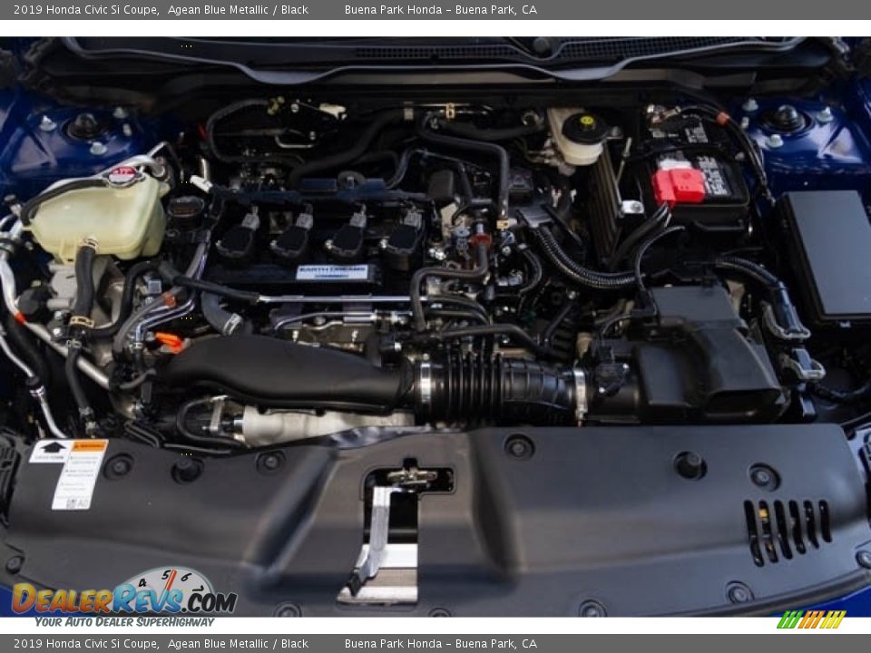 2019 Honda Civic Si Coupe 1.5 Liter Turbocharged DOHC 16-Valve i-VTEC 4 Cylinder Engine Photo #11