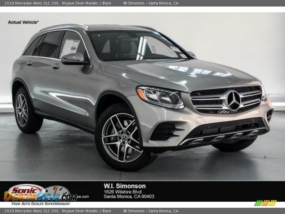2019 Mercedes-Benz GLC 300 Mojave Silver Metallic / Black Photo #1
