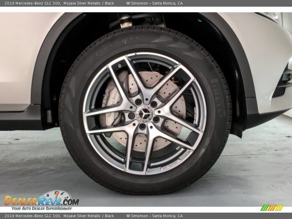 2019 Mercedes-Benz GLC 300 Mojave Silver Metallic / Black Photo #9