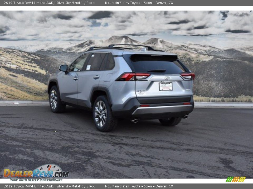 2019 Toyota RAV4 Limited AWD Silver Sky Metallic / Black Photo #3