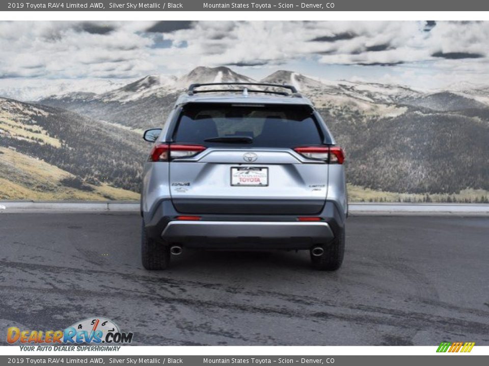 2019 Toyota RAV4 Limited AWD Silver Sky Metallic / Black Photo #4