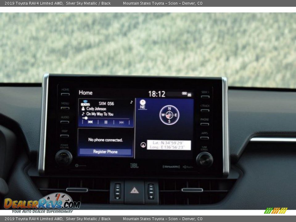 2019 Toyota RAV4 Limited AWD Silver Sky Metallic / Black Photo #10