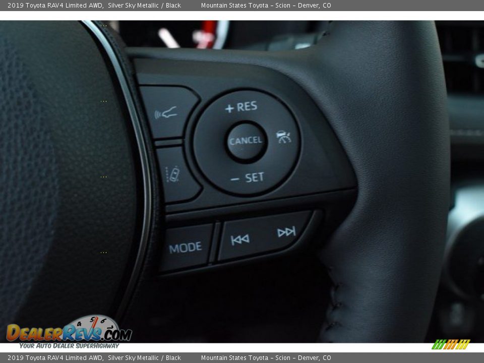 2019 Toyota RAV4 Limited AWD Silver Sky Metallic / Black Photo #28