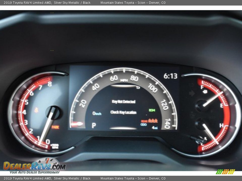 2019 Toyota RAV4 Limited AWD Silver Sky Metallic / Black Photo #29