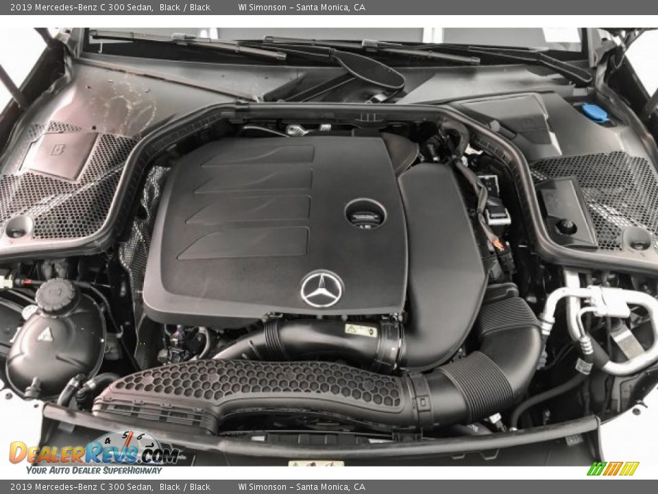 2019 Mercedes-Benz C 300 Sedan Black / Black Photo #8