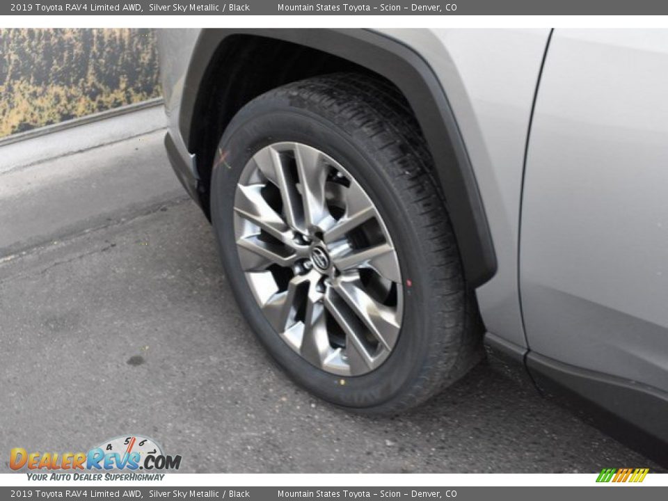 2019 Toyota RAV4 Limited AWD Silver Sky Metallic / Black Photo #34