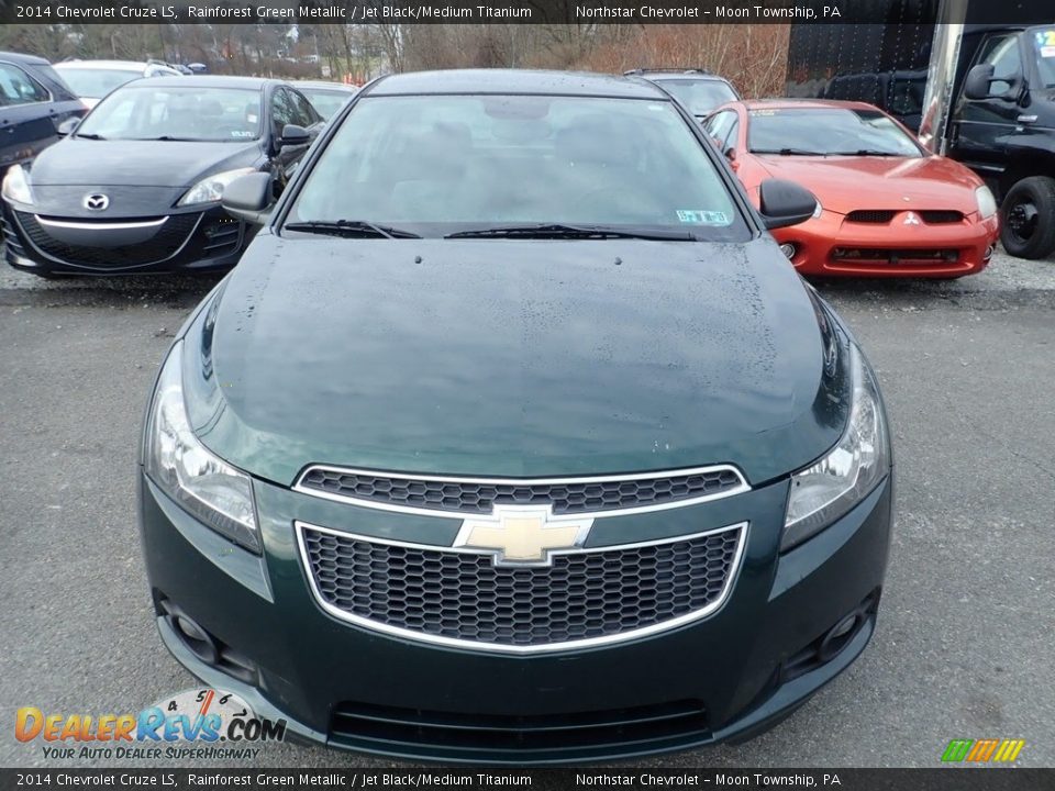 2014 Chevrolet Cruze LS Rainforest Green Metallic / Jet Black/Medium Titanium Photo #6