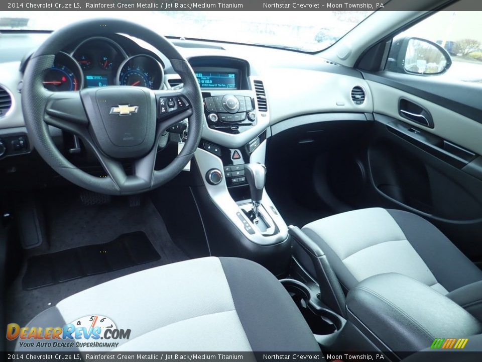 2014 Chevrolet Cruze LS Rainforest Green Metallic / Jet Black/Medium Titanium Photo #10
