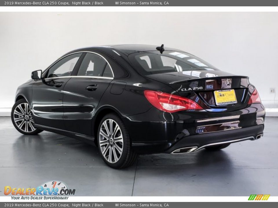 2019 Mercedes-Benz CLA 250 Coupe Night Black / Black Photo #2