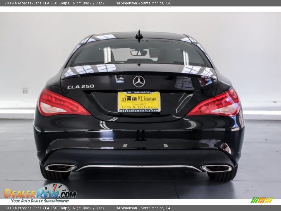 2019 Mercedes-Benz CLA 250 Coupe Night Black / Black Photo #3