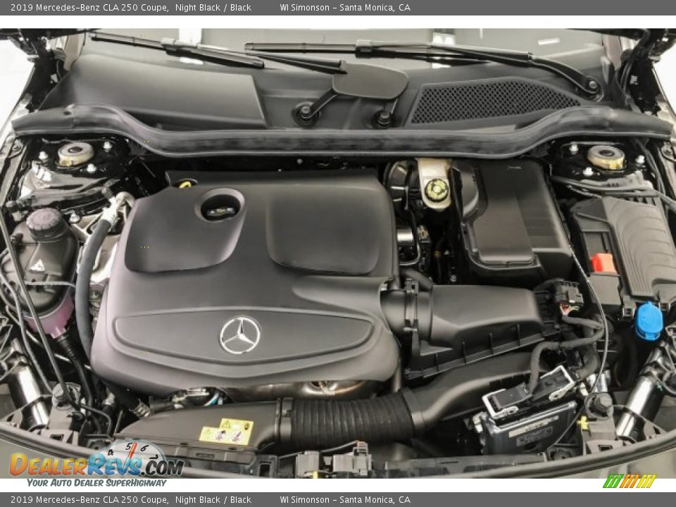 2019 Mercedes-Benz CLA 250 Coupe Night Black / Black Photo #8