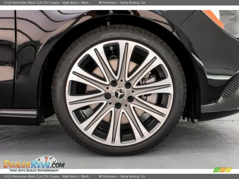 2019 Mercedes-Benz CLA 250 Coupe Night Black / Black Photo #9