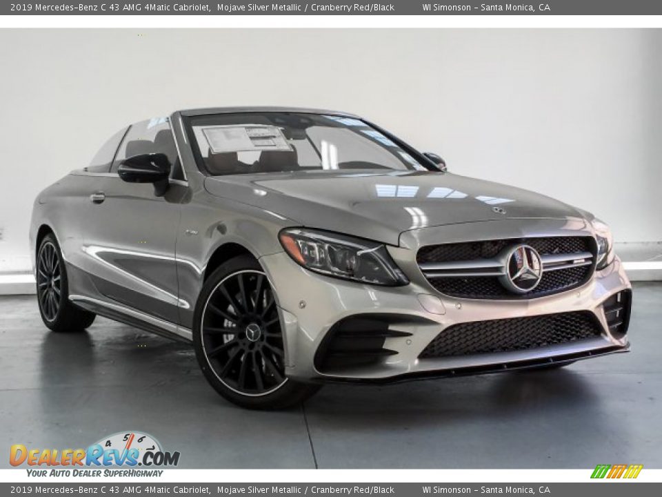 Front 3/4 View of 2019 Mercedes-Benz C 43 AMG 4Matic Cabriolet Photo #12