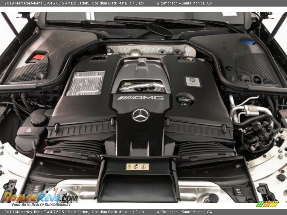 2019 Mercedes-Benz E AMG 63 S 4Matic Sedan 4.0 Liter AMG biturbo DOHC 32-Valve VVT V8 Engine Photo #8