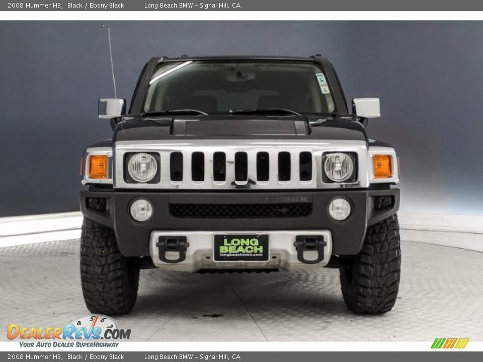 2008 Hummer H3 Black / Ebony Black Photo #2