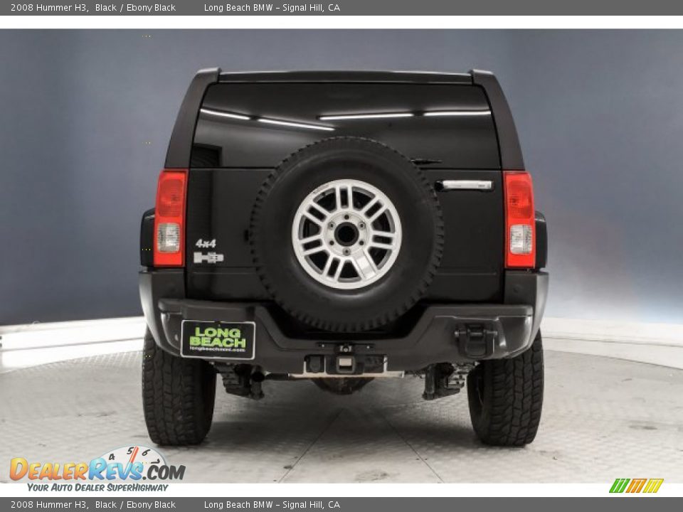2008 Hummer H3 Black / Ebony Black Photo #3