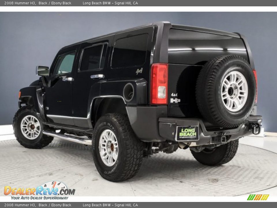2008 Hummer H3 Black / Ebony Black Photo #10