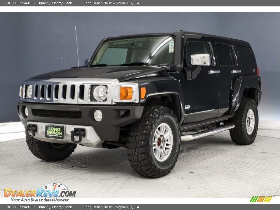 2008 Hummer H3 Black / Ebony Black Photo #12