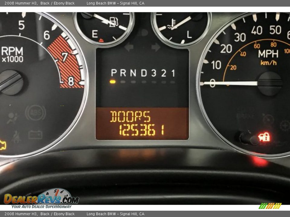 2008 Hummer H3 Black / Ebony Black Photo #13