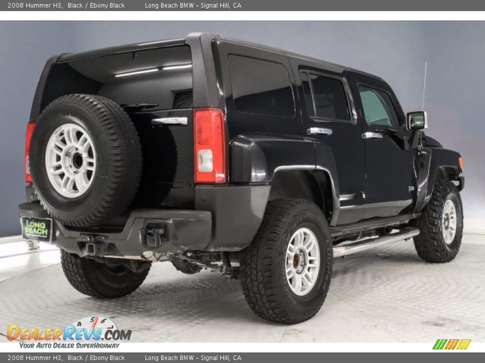 2008 Hummer H3 Black / Ebony Black Photo #16