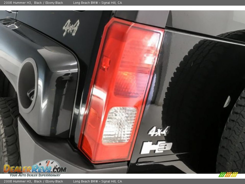 2008 Hummer H3 Black / Ebony Black Photo #24