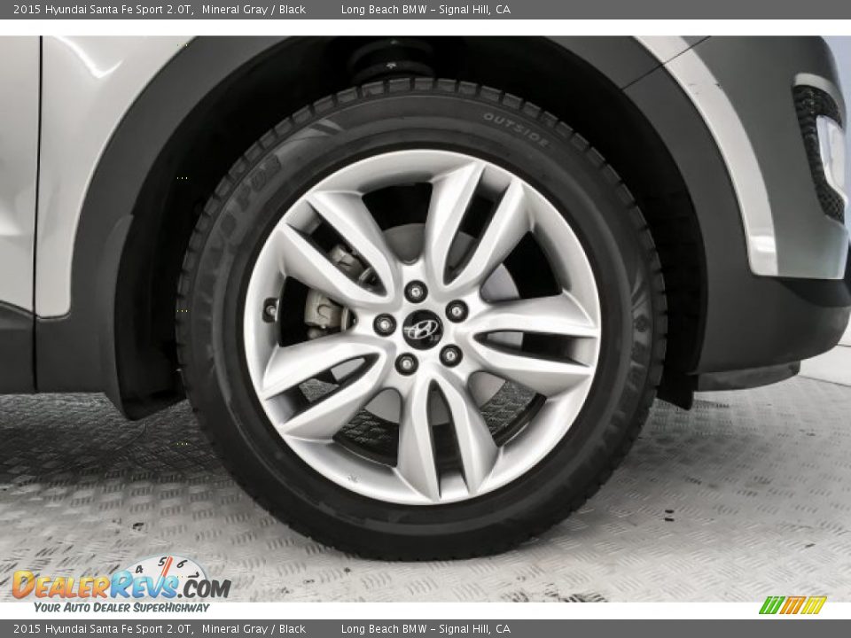 2015 Hyundai Santa Fe Sport 2.0T Mineral Gray / Black Photo #8